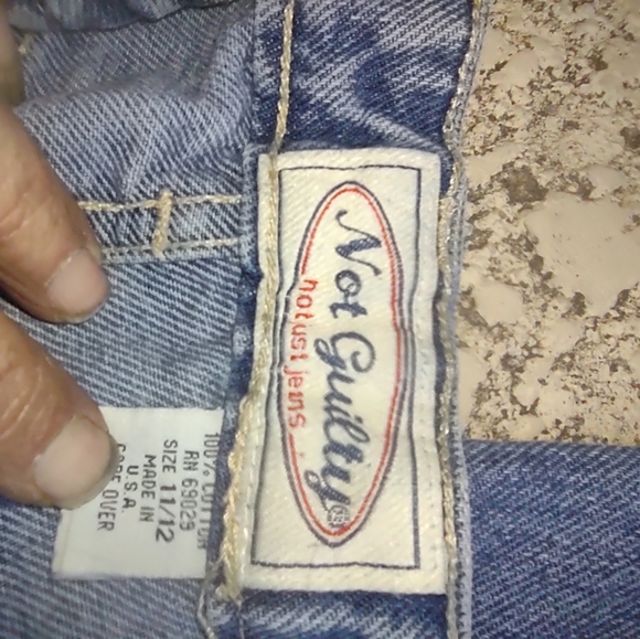 Vtg not guilty hi rise jea no a size 11/12 - Picture 2 of 7